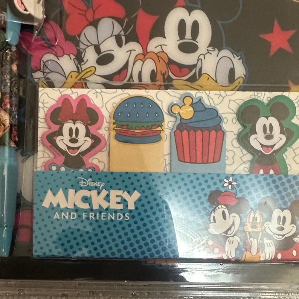 Mickey and Friends Tab Journal Stationery Set NIP